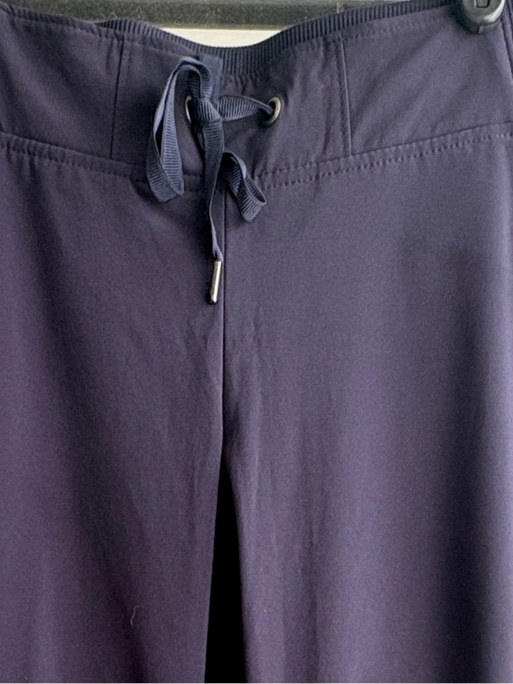 Athleta Navy Wide-Leg Drawstring Pants